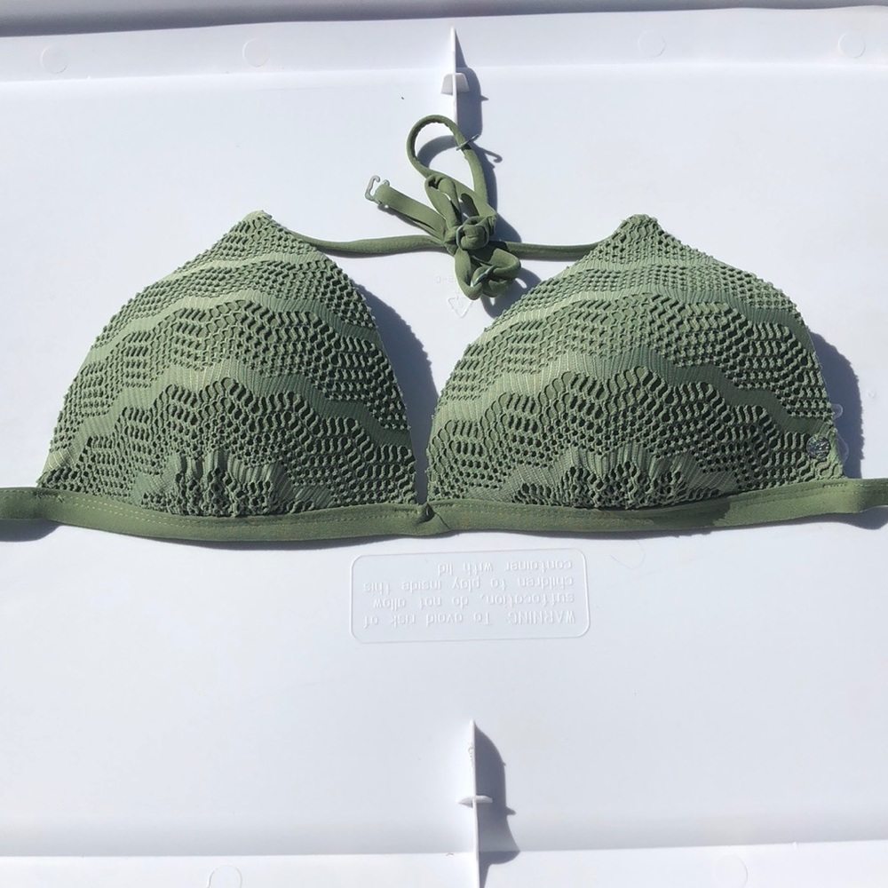 Billabong Crochet Hunter Green Bikini